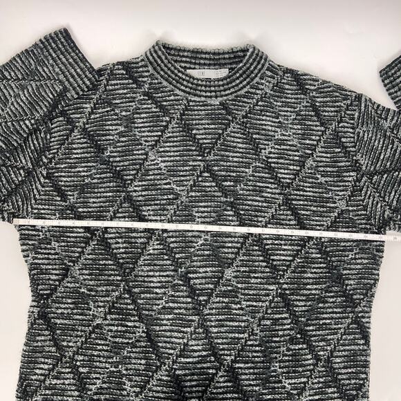 FIUME Made in Italy Vintage Mens Wool Blend Diamond Knit Sweater Size XXL - Picture 3 of 7
